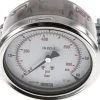 Einbaumanometer, 3-kant-Frontring, 100mm, 0 - 60 bar