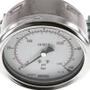 Einbaumanometer, 3-kant-Frontring, 100mm, 0 - 100 bar