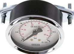 Einbaumanometer, 3-kant-Frontring, 63mm, 0 - 6 bar