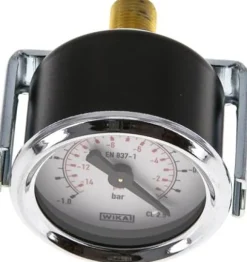 Einbaumanometer, 3-kant-Frontring, 40mm, -1 bis 0 bar, 1/8"