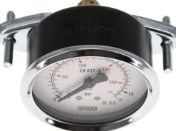 Einbaumanometer, 3-kant-Frontring, 63mm, 0 - 16 bar