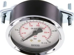 Einbaumanometer, 3-kant-Frontring, 63mm, 0 - 25 bar
