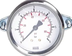 Einbaumanometer, 3-kant-Frontring, 40mm, 0 - 10 bar, 1/8"