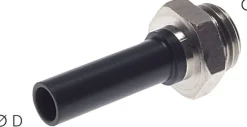 Einschraubtülle G 1/8"-8mm Stecknippel, IQS-Standard