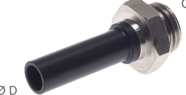 Einschraubtülle G 1/8"-8mm Stecknippel, IQS-Standard