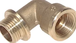 90°-Einschraubwinkel G 3/4"(IG)-G 3/4"(AG), Messing