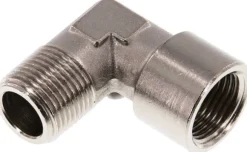90°-Einschraubwinkel G 3/8"(IG)-R 3/8"(AG), Messing vernickelt