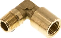 90°-Einschraubwinkel G 1/8"(IG)-R 1/8"(AG), Messing