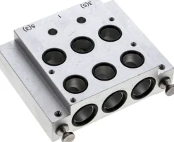 Endplatte mit zwei Ventilplätzen RF 10 E2
