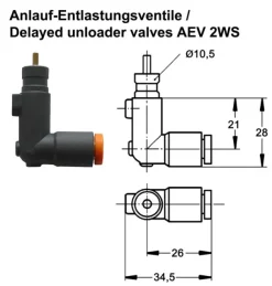 Entlastungsventil AEV 2WS für Condor Druckschalter