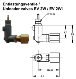 Entlastungsventil EV 2W für Condor Druckschalter 200697
