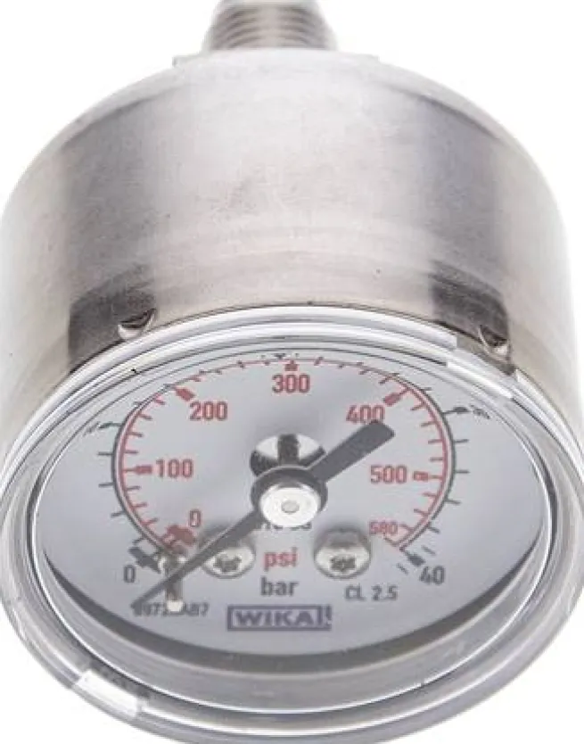 ES-Manometer waagerecht, 40mm, 0 - 40 bar, G 1/8"