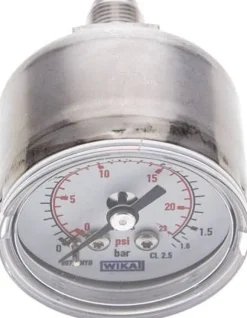 ES-Manometer waagerecht, 40mm, 0 - 1,6 bar, G 1/8"