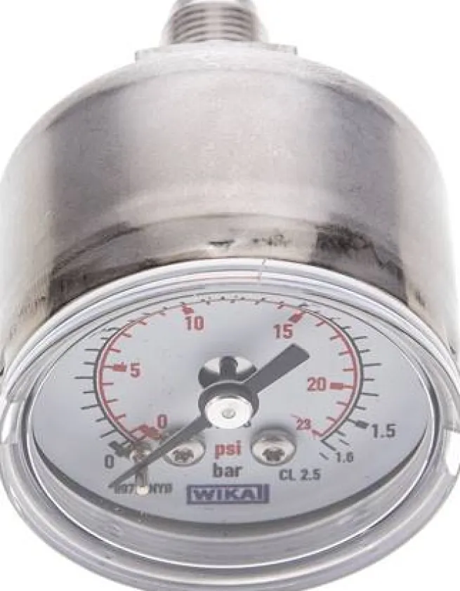 ES-Manometer waagerecht, 40mm, 0 - 1,6 bar, G 1/8"