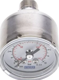 ES-Manometer waagerecht, 40mm, 0 - 10 bar, G 1/4"