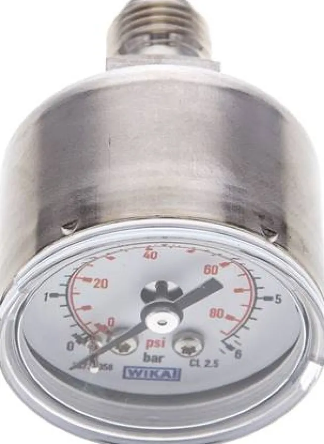 ES-Manometer waagerecht, 40mm, 0 - 6 bar, G 1/4"