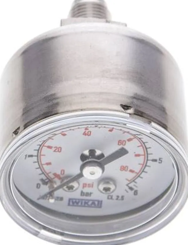 ES-Manometer waagerecht, 40mm, 0 - 6 bar, G 1/8"