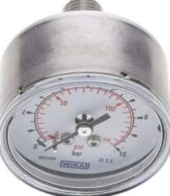 ES-Manometer waagerecht, 50mm, 0 - 10 bar, G 1/4"