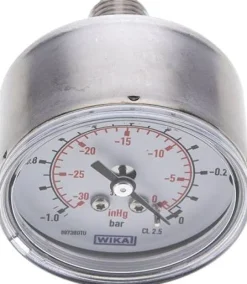 ES-Manometer waagerecht, 50mm, -1 bis 0 bar, G 1/4"