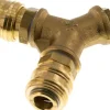 2-fach-Luftweiche mit Schnellkupplungen, G 1/4" (AG)