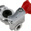 Fahrzeugkupplung M 16x1,5(IG), Vorrat (rot) für Zugmaschinen, DIN 74254 (mit Ventil)