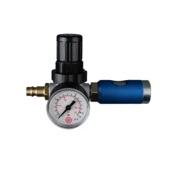FAIRAIR Aufsteck-Druckminderer mit Sicherheitskupplung G 1/4, Stecknippel NW 7,2 0,5-10 bar, FA30011