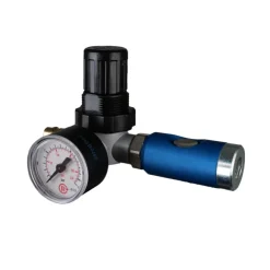FAIRAIR Aufsteck-Druckminderer mit Sicherheitskupplung G 1/4, Stecknippel NW 7,2 0,5-10 bar, FA30011