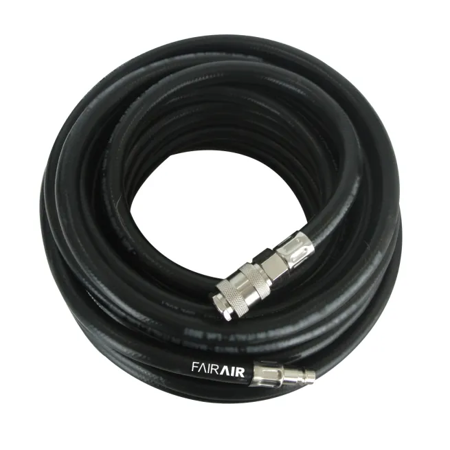 FAIRAIR Druckluftschlauch, DLS-F-1010-K, 10 x 15 mm, 10 m mit Kupplung und Nippel, FA40004