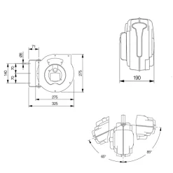 FAIRAIR Industrie-Schlauchlaufroller PU 8x12 mm, 9 m, SR-PU-0809, mit SSK und Nippel, FA50001