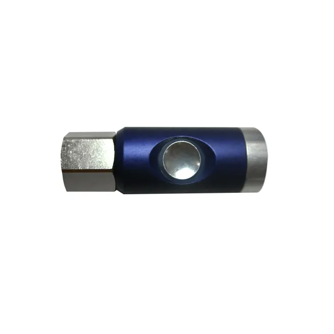 FAIRAIR Sicherheitskupplung SSK-7,4-1/2I, G 1/2 Innengewinde drehbar NW 7,4, eloxiert, FA60016