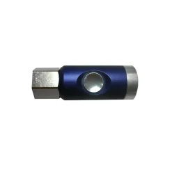 FAIRAIR Sicherheitskupplung SSK-7,4-3/8I, G 3/8 Innengewinde drehbar NW 7,4, eloxiert, FA60015
