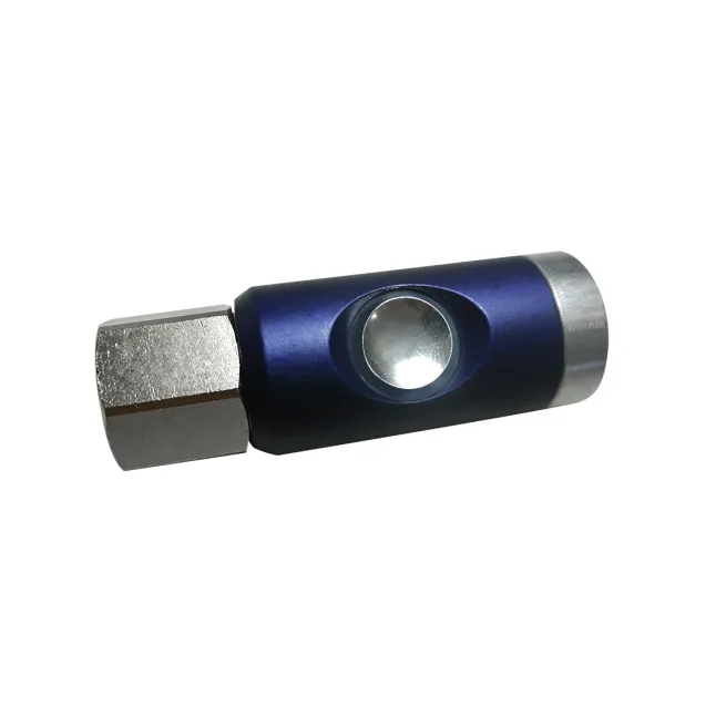 FAIRAIR Sicherheitskupplung SSK-7,4-1/4I, G 1/4 Innengewinde drehbar NW 7,4, eloxiert, FA60014