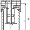 Filter, G 1/2", Edelstahl 1.4404, Kondensatablass manuell