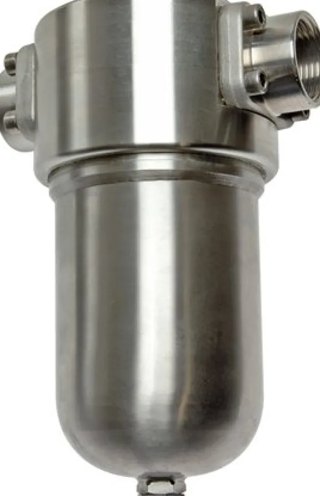 Filter, G 1", Edelstahl 1.4404, Kondensatablass automatisch