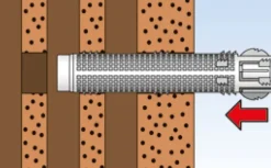 FISCHER Ankerhülse 16x130 (M 8 - M 10), 20er Pack