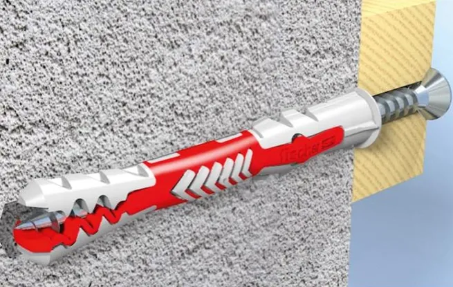 FISCHER Dübel, DUOPOWER 10x80, 25er Pack