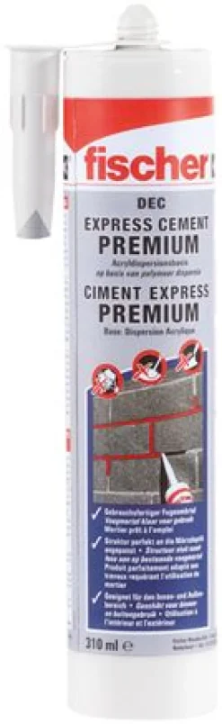 FISCHER Express Cement, zementgrau, 310 ml Kartusche