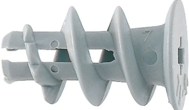 FISCHER Gipskartondübel, Nylon, 100er Pack
