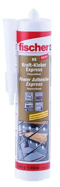 FISCHER Konstruktionskleber KK, beige, 310 ml Kartusche