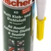 FISCHER Multi-Kleb- und Dichtstoff KD, weiß, 290 ml Kartusche
