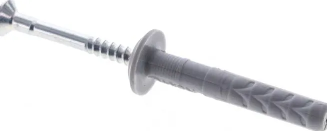 FISCHER Nageldübel 6x40, 100er Pack, mit flachem Rand (Pilzkopf 13 mm)