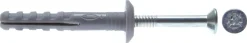 FISCHER Nageldübel 6x40, 100er Pack, mit flachem Rand (Pilzkopf 13 mm)