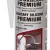 FISCHER Sanitärsilikon DSSA, grau (RAL 7035), 310 ml Kartusche