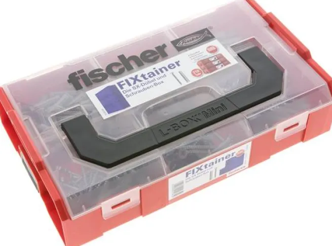 FIXtainer - "SX Plus-Dübel und Schraubenbox": 60 Stk.