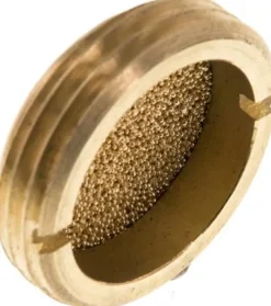 flacher Schalldämpfer G 1", Sinterbronze, zum Versenken