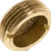 flacher Schalldämpfer G 3/4", Sinterbronze, zum Versenken