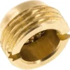 flacher Schalldämpfer G 1/8", Sinterbronze, zum Versenken