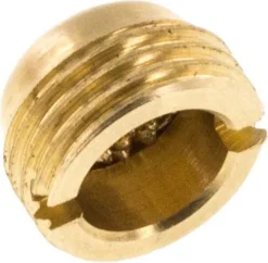 flacher Schalldämpfer G 1/8", Sinterbronze, zum Versenken