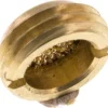 flacher Schalldämpfer G 1/4", Sinterbronze, zum Versenken