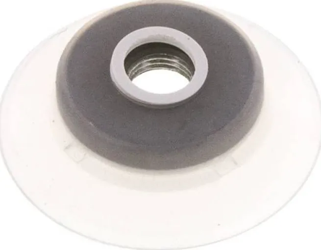 Flachsauger (stabile Lippe), 62x5mm, G 1/4", Silikon (50A, transparent)